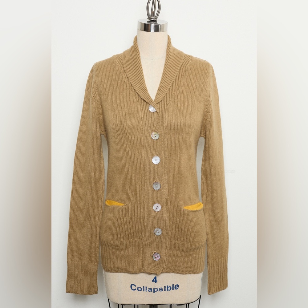 Collared Shawl Collar Cardigan [New]